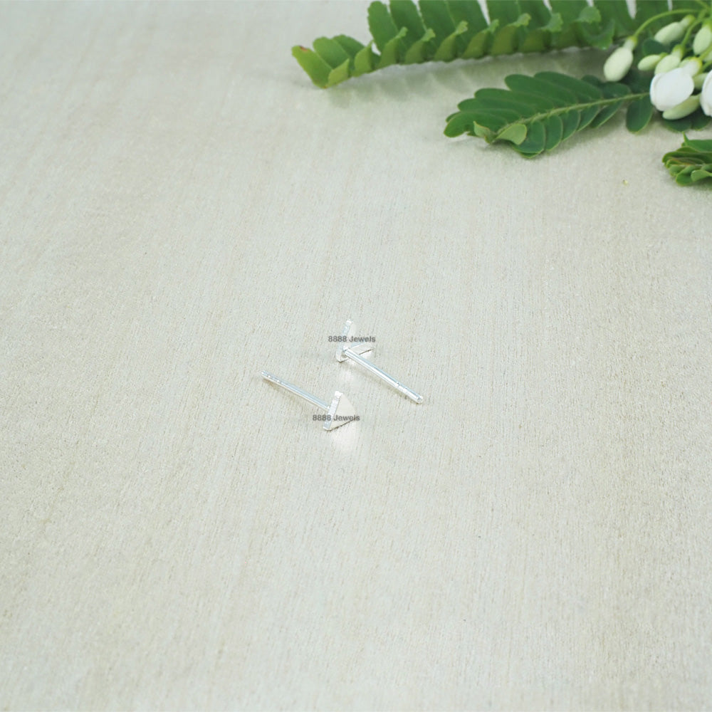 Chevron and Triangle Sterling Silver Earrings 01035