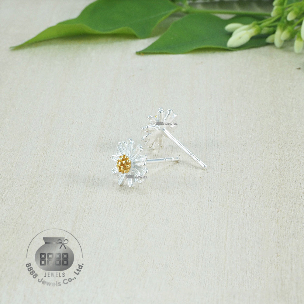Daisy Sterling Silver Earrings 02031