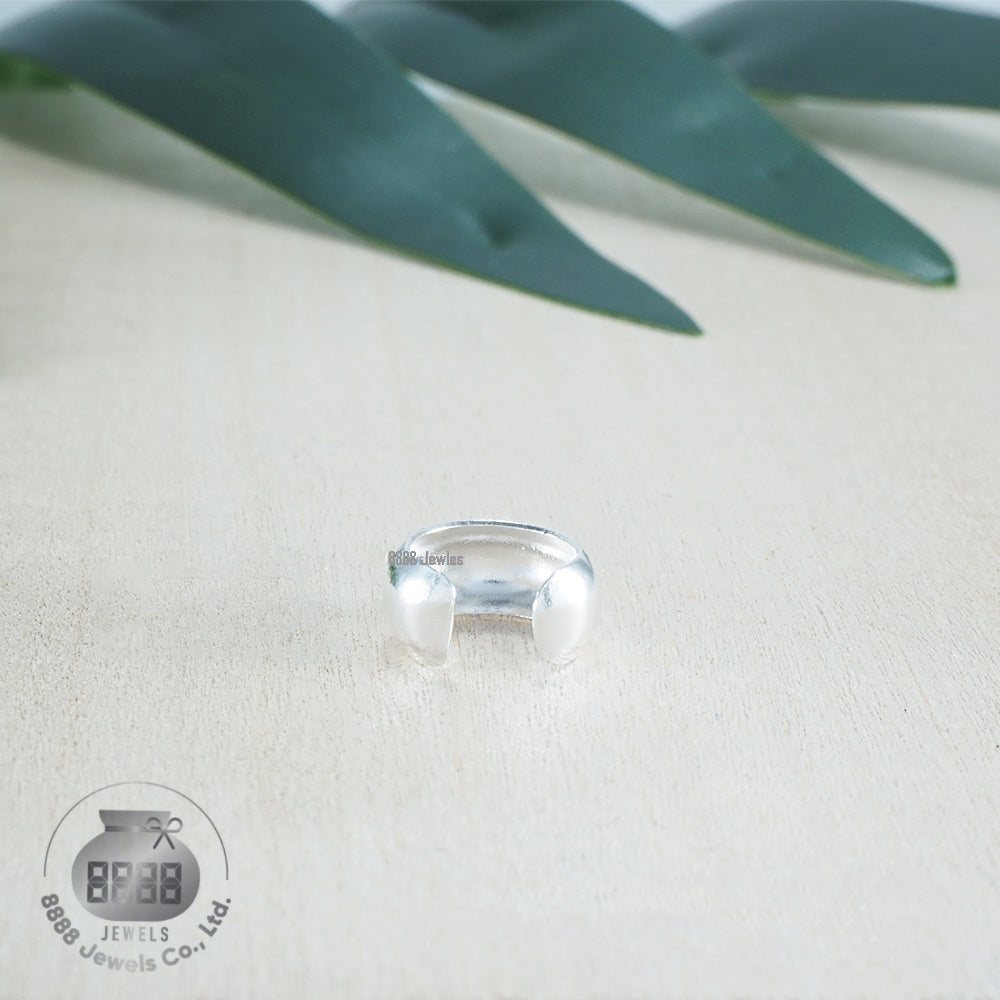Plain Classic Sterling Silver Ear Cuff 051014