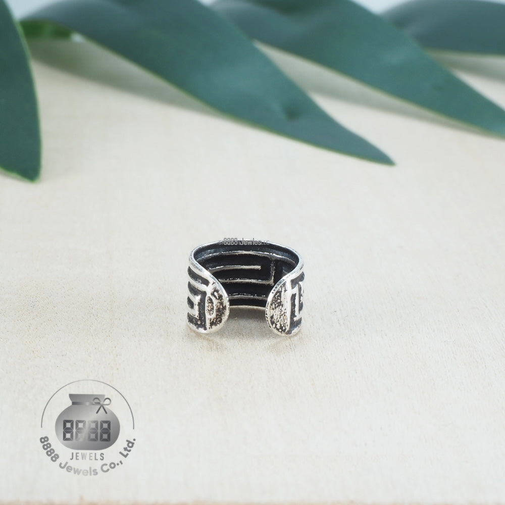 Pattern Sterling Silver Ear Cuff 052019