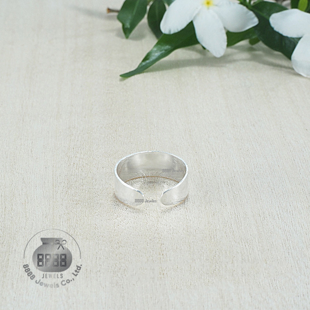 Plain Classic Sterling Silver Toe Ring 061002