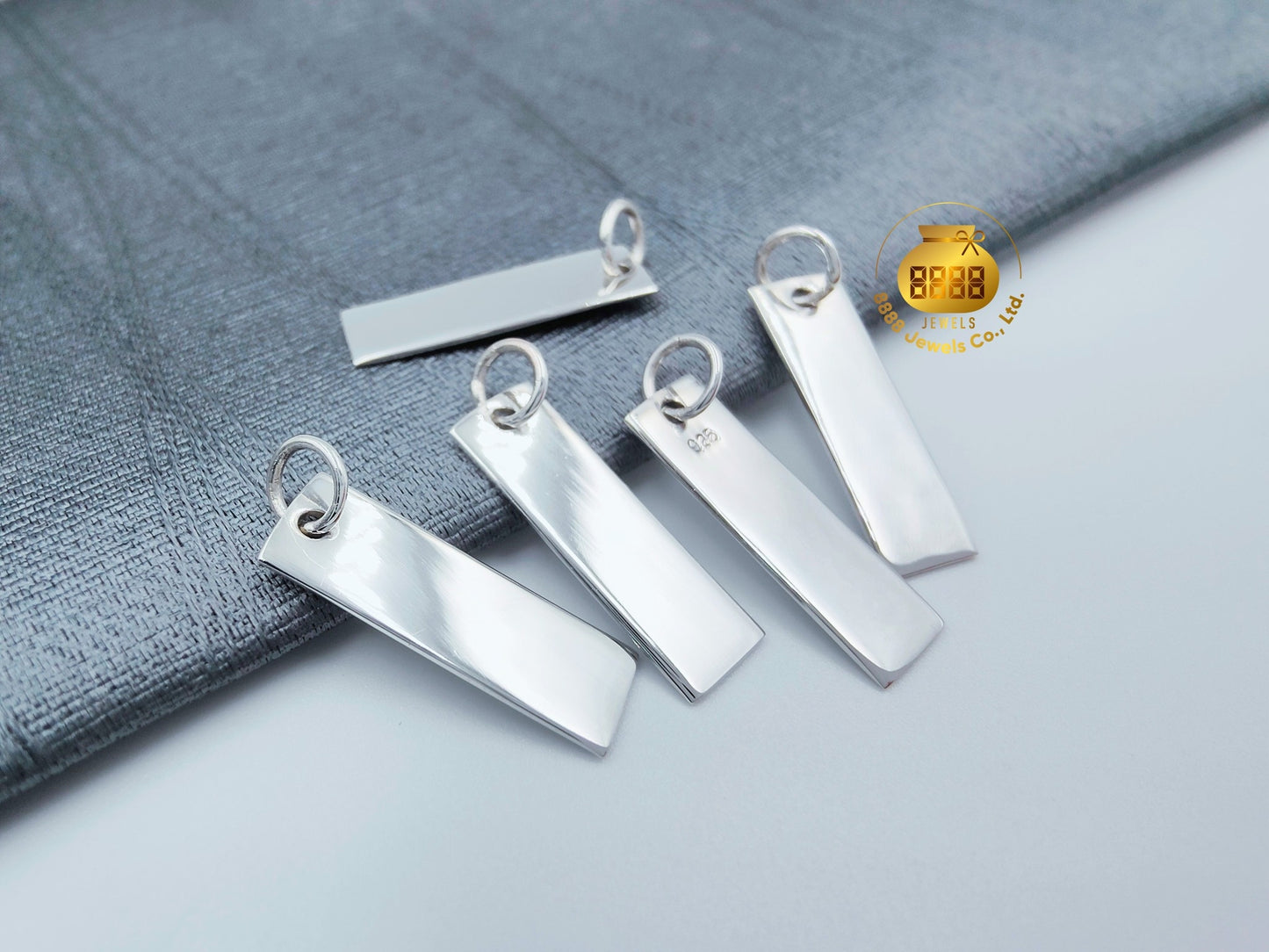925 Sterling Silver Stamping Dog Tag