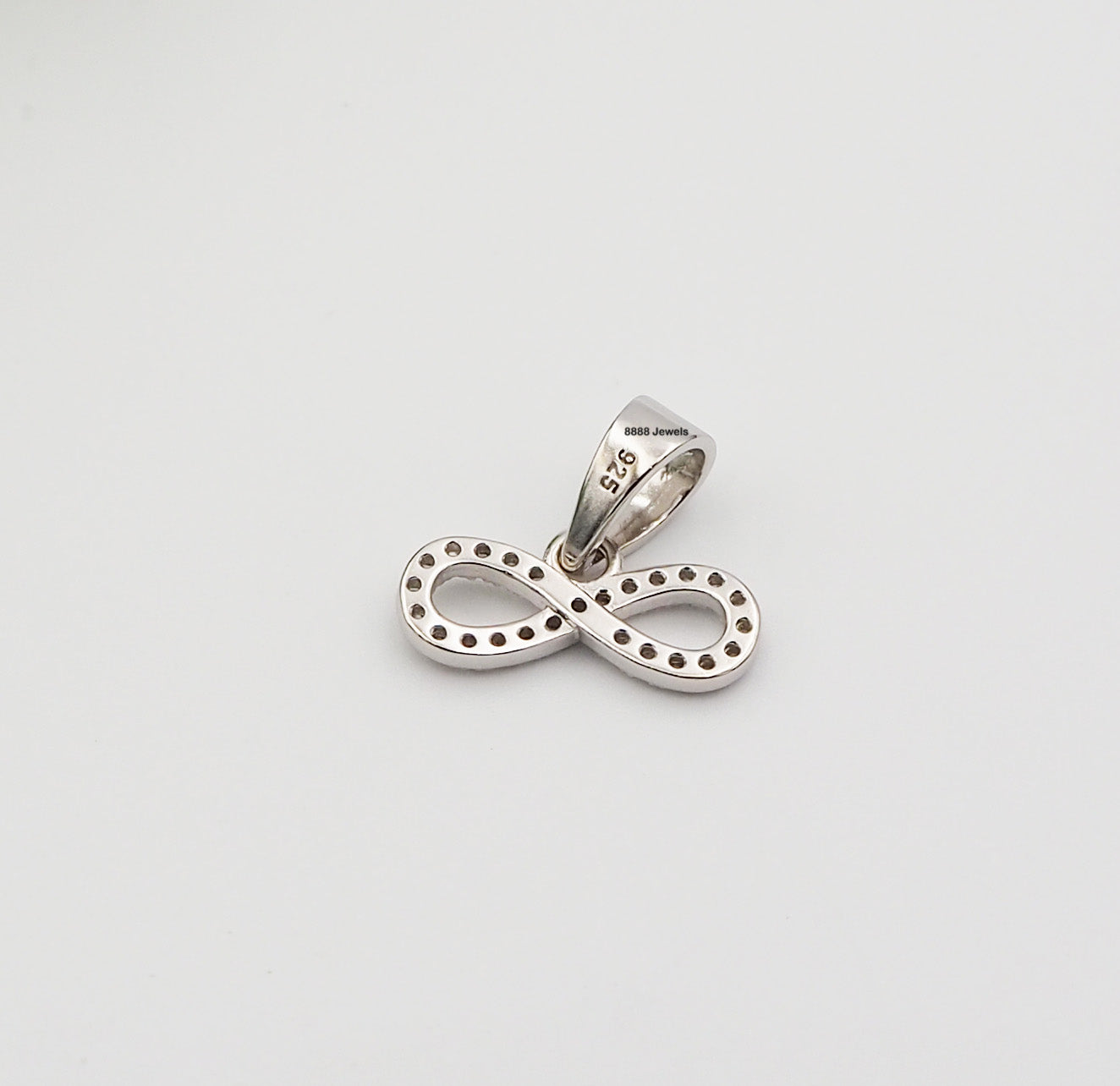 925 Sterling Silver Infinity Pendant