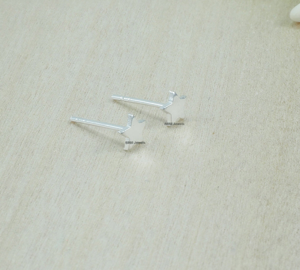 Star Sterling Silver Earrings 01006