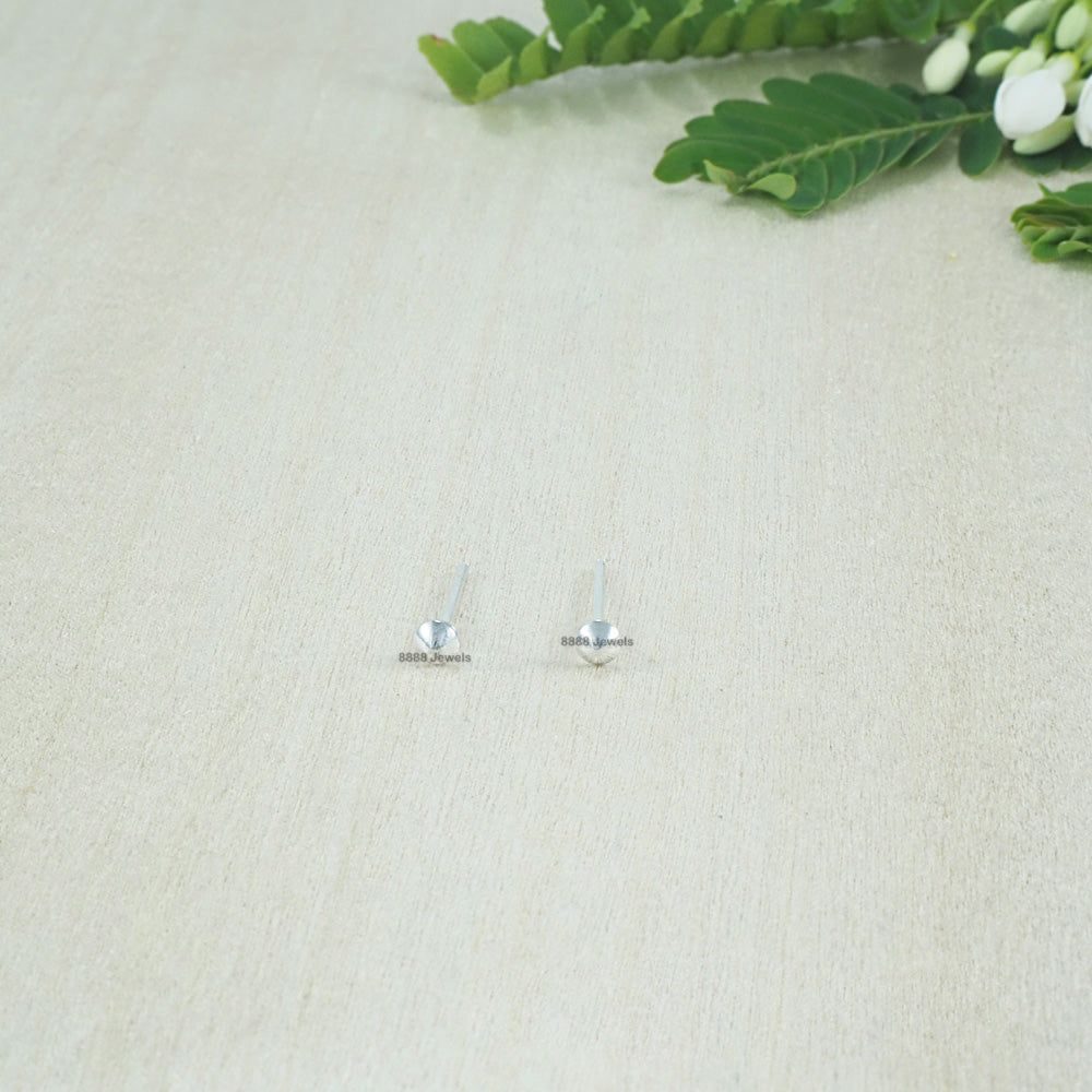 Spike Sterling Silver Earrings 01028