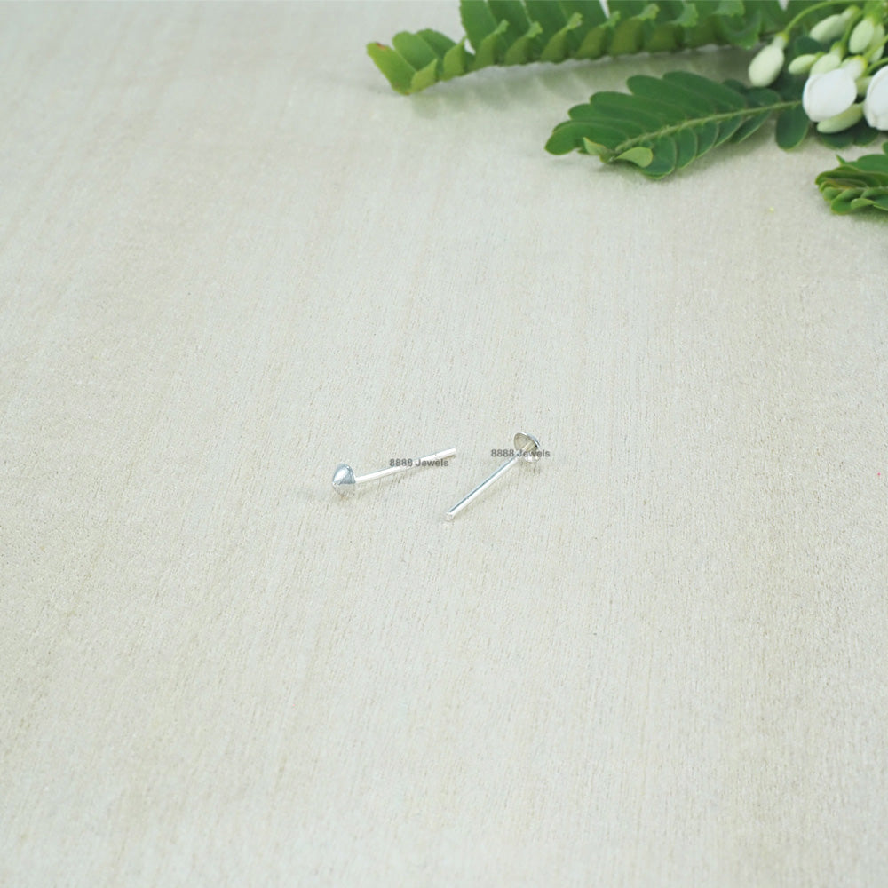Spike Sterling Silver Earrings 01028