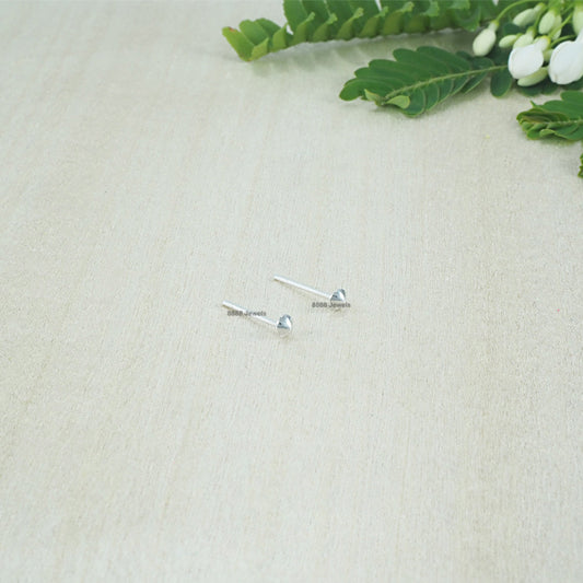 Spike Sterling Silver Earrings 01028