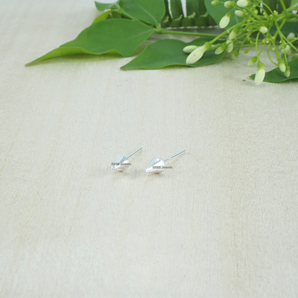 Spike Sterling Silver Earrings 01043