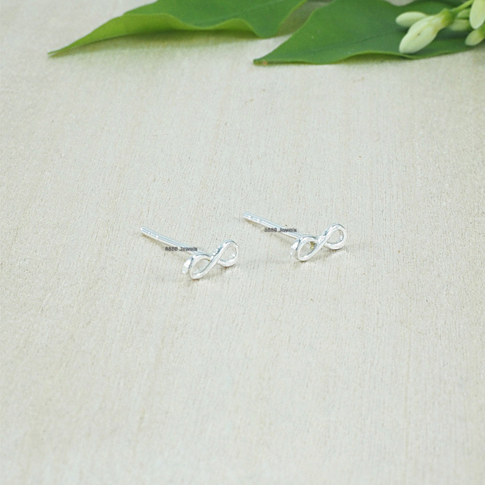 Infinity Sterling Silver Earrings 02014