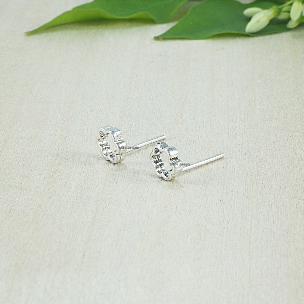 Flower Sterling Silver Earrings 02016