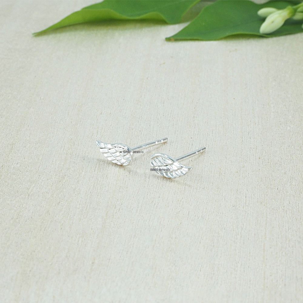 Angel Wing Sterling Silver Earrings 02017