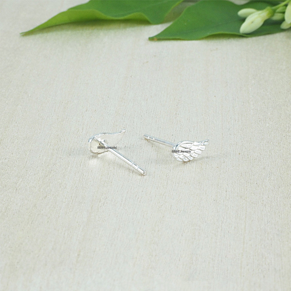 Angel Wing Sterling Silver Earrings 02017
