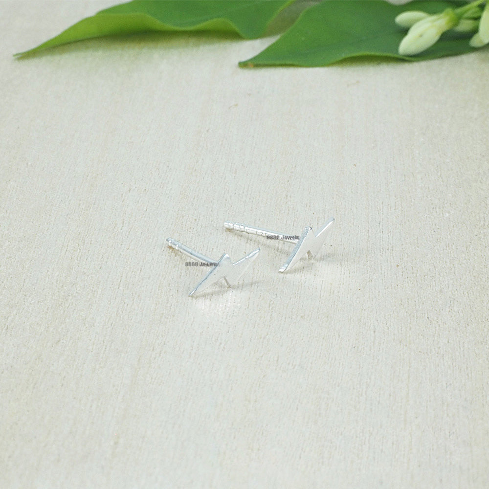 Lightning Sterling Silver Earrings 02018