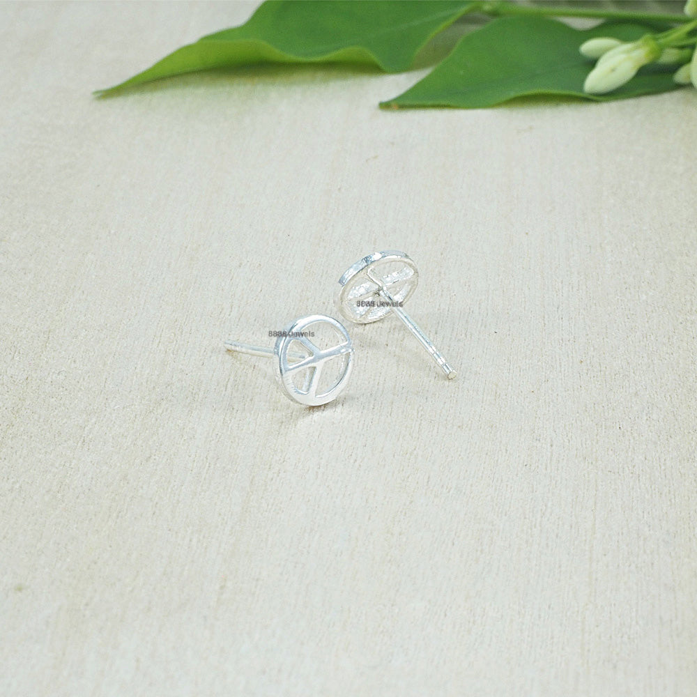 Peace Sterling Silver Earrings 02021