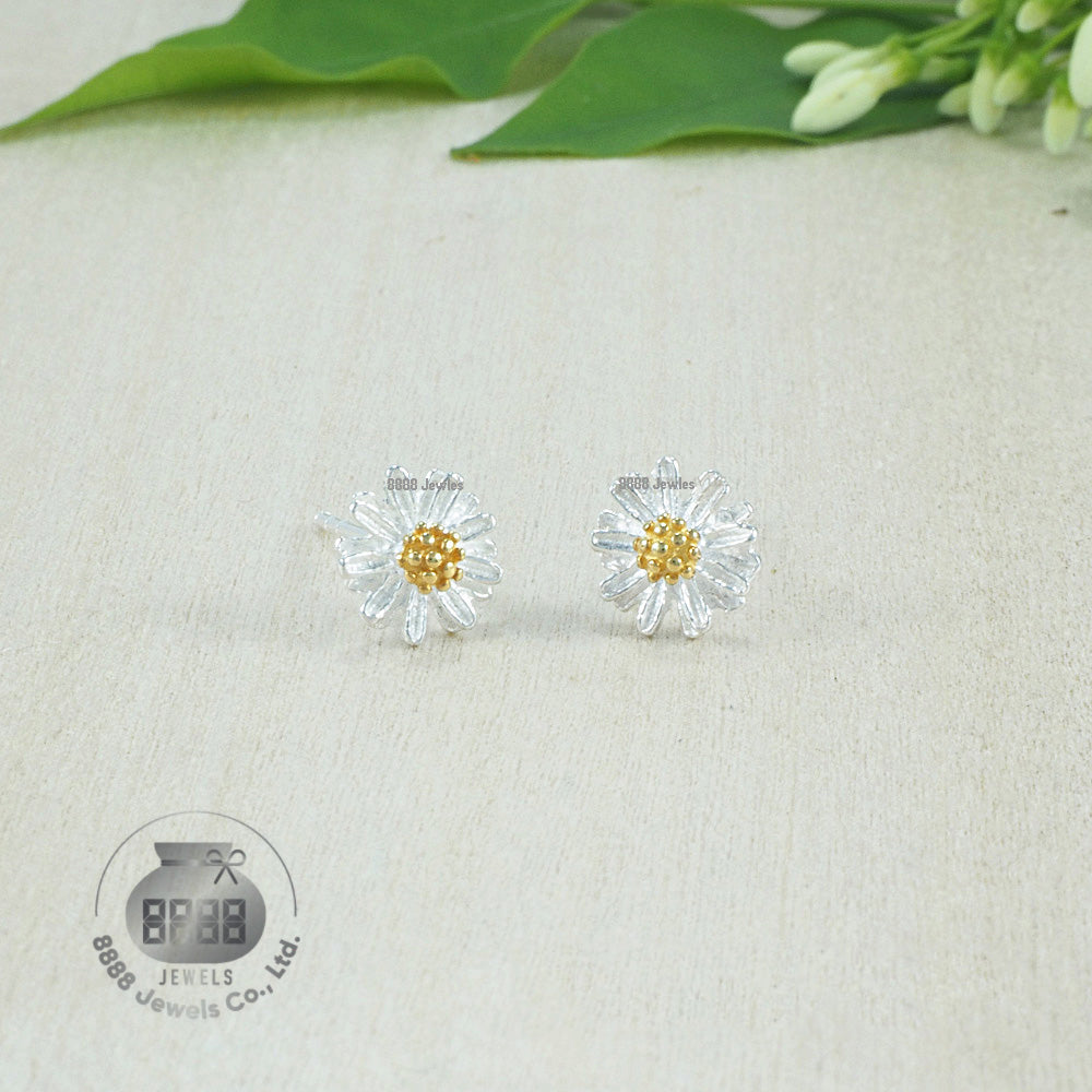 Daisy Sterling Silver Earrings 02031
