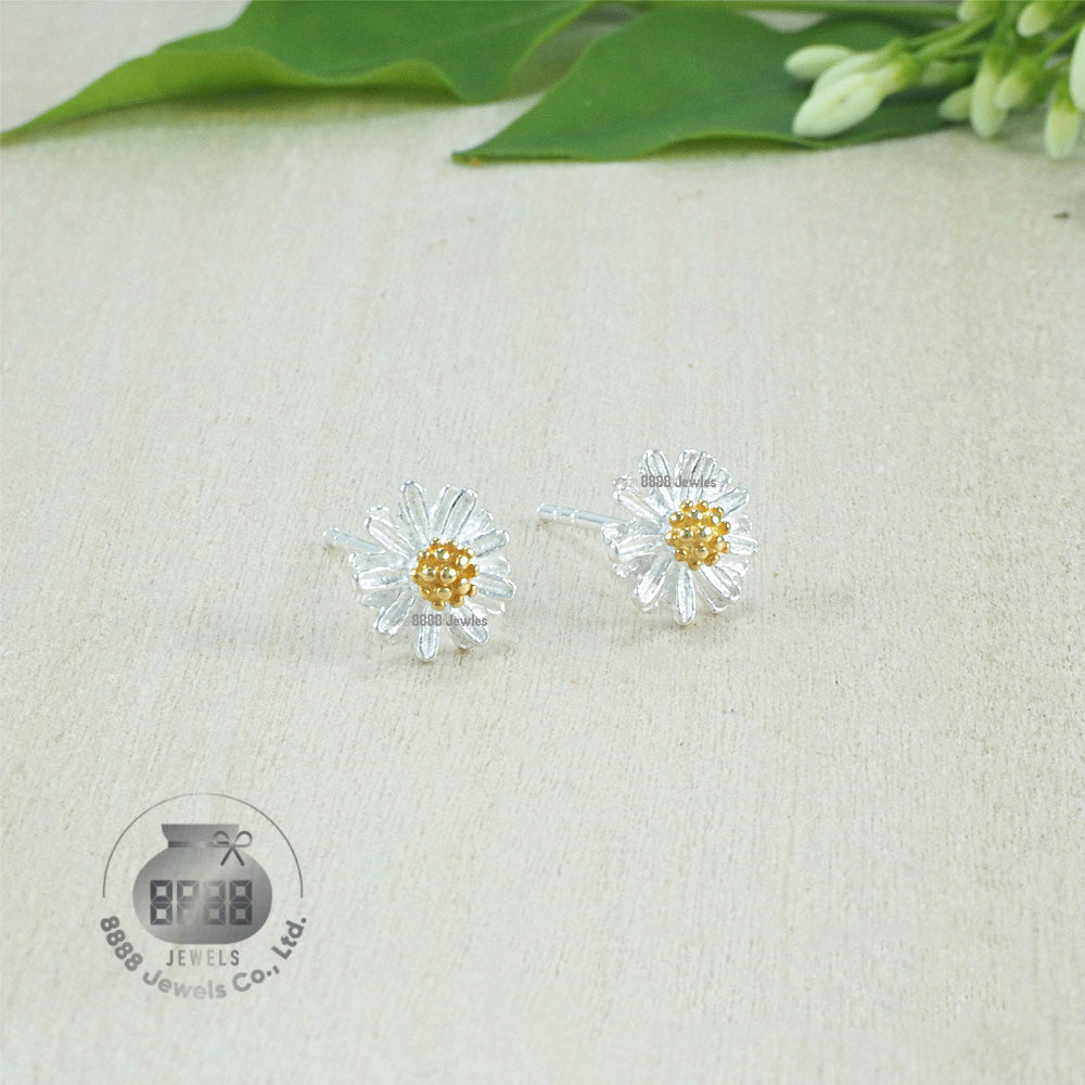Daisy Sterling Silver Earrings 02031