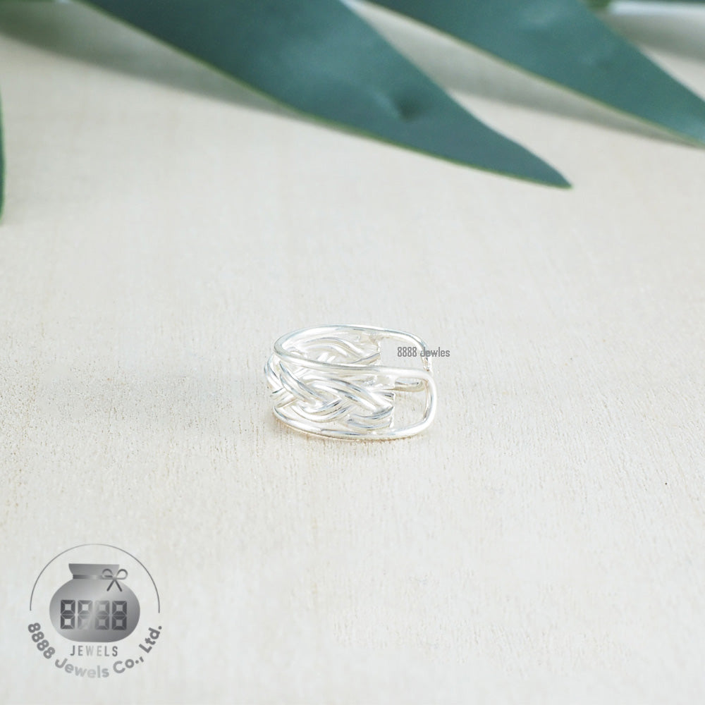 Woven Sterling Silver Ear Cuff 051003
