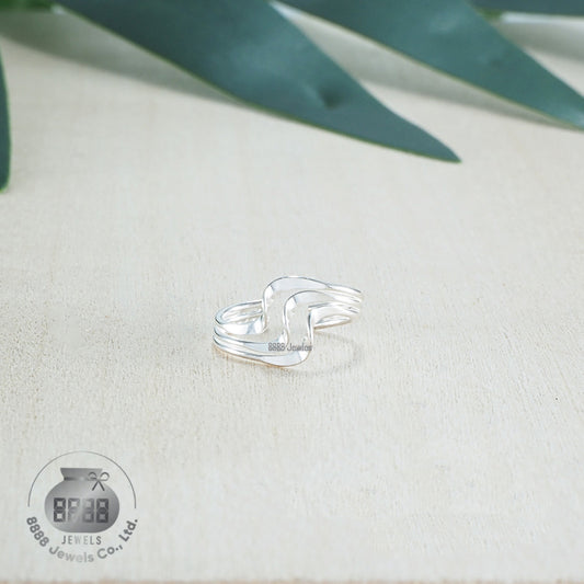 Wave Sterling Silver Ear Cuff 051005