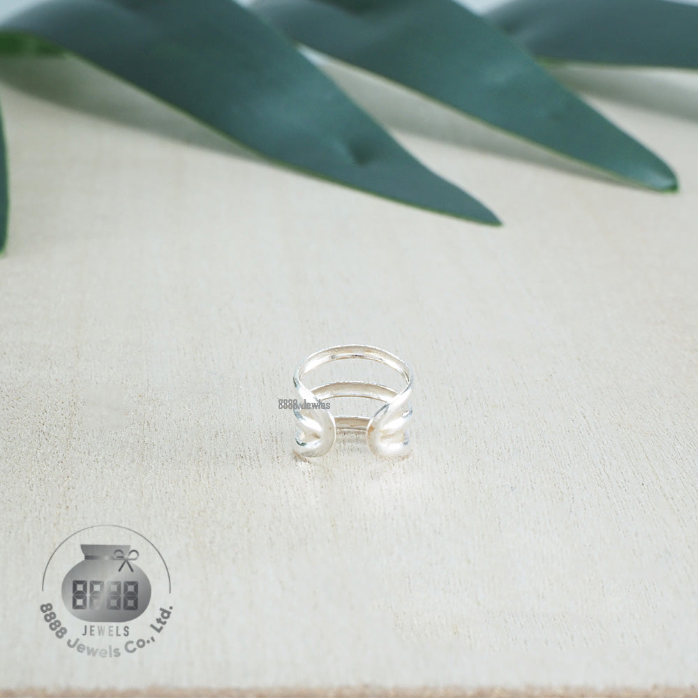 Three Ring Sterling Silver Ear Cuff 051011