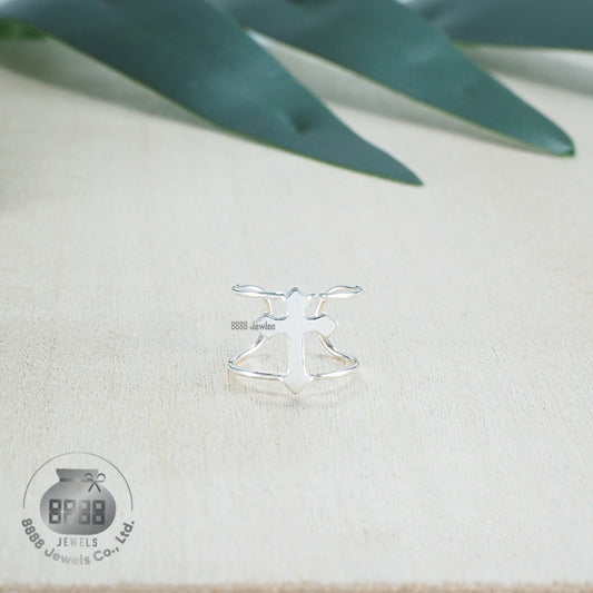 Cross Sterling Silver Ear Cuff 051012