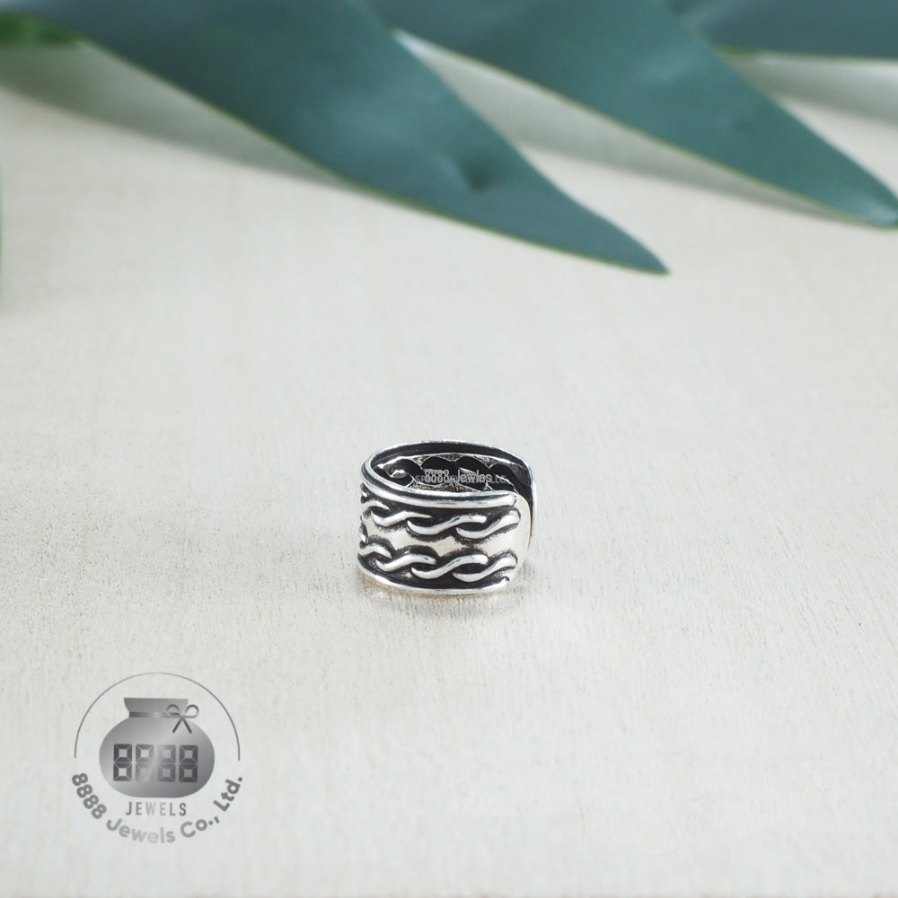 Twisted Sterling Silver Ear Cuff 052003