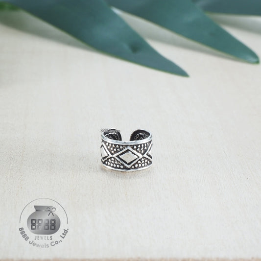 Square Sterling Silver Ear Cuff 052008