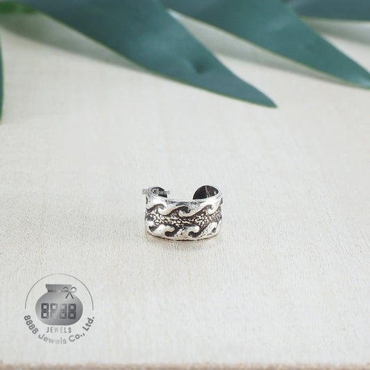 Wave Sterling Silver Ear Cuff 052011