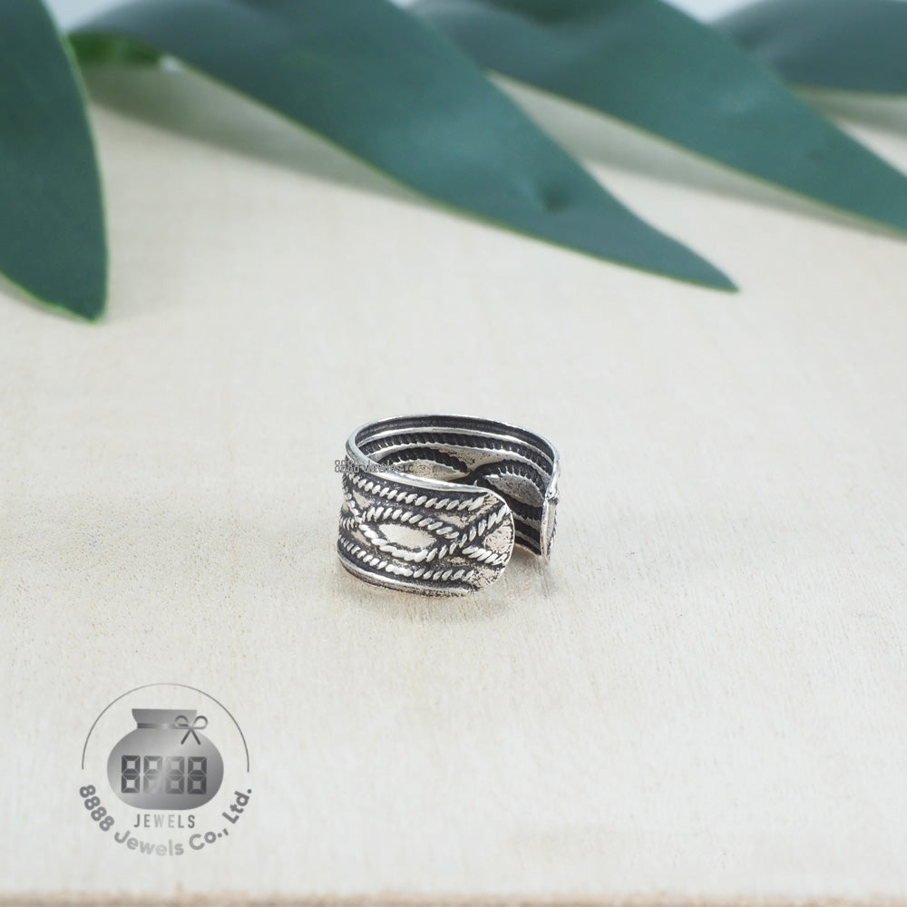 Twisted Sterling Silver Ear Cuff 052017