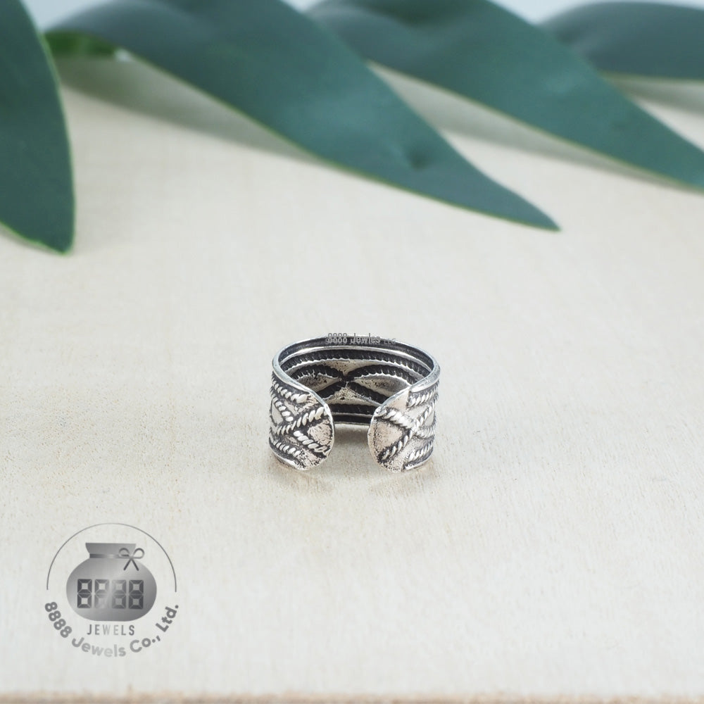 Twisted Sterling Silver Ear Cuff 052017