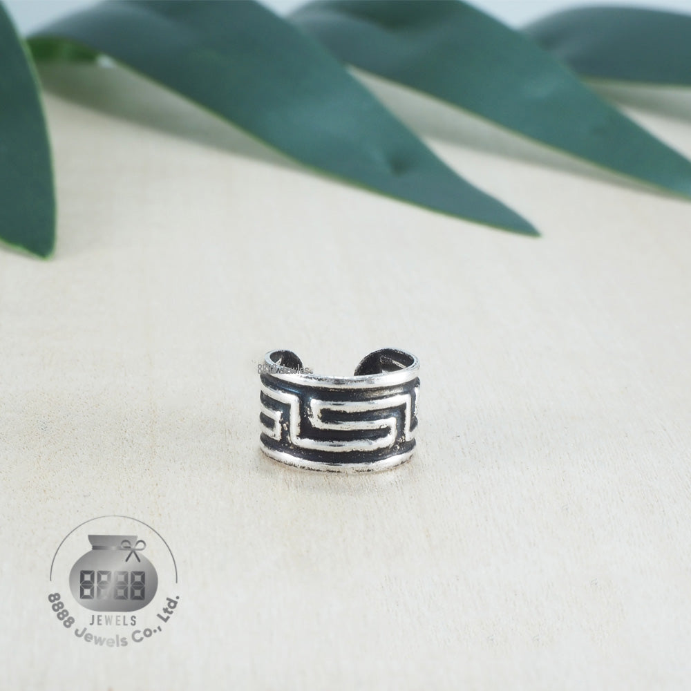 Pattern Sterling Silver Ear Cuff 052019