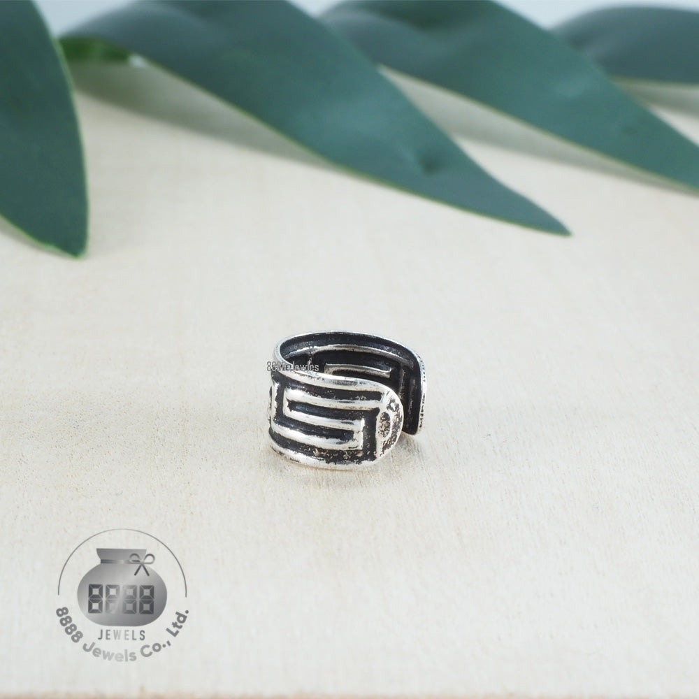Pattern Sterling Silver Ear Cuff 052019