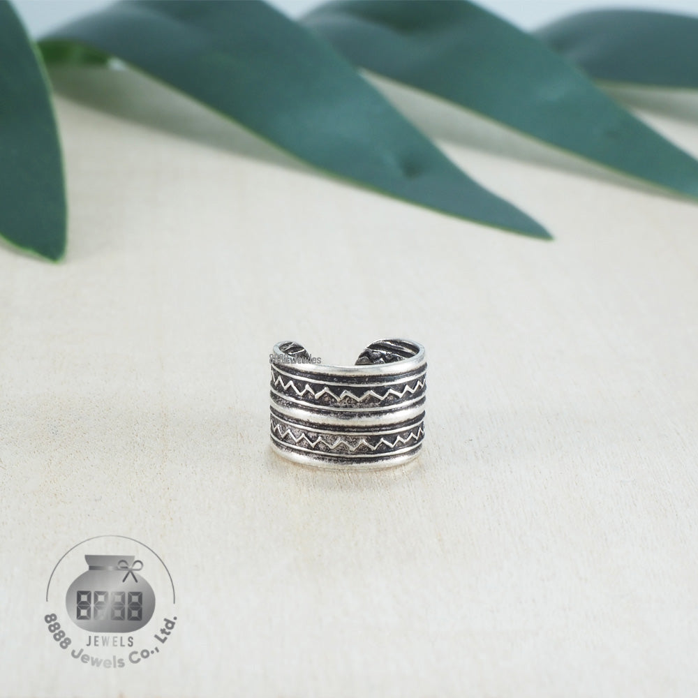 Pattern Sterling Silver Ear Cuff 052020