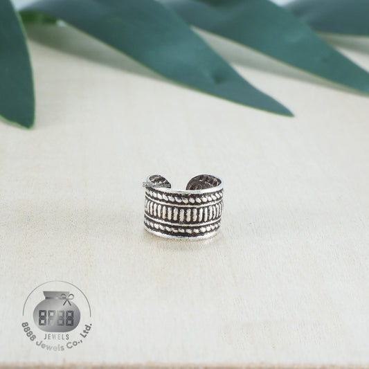 Pattern Sterling Silver Ear Cuff 052022