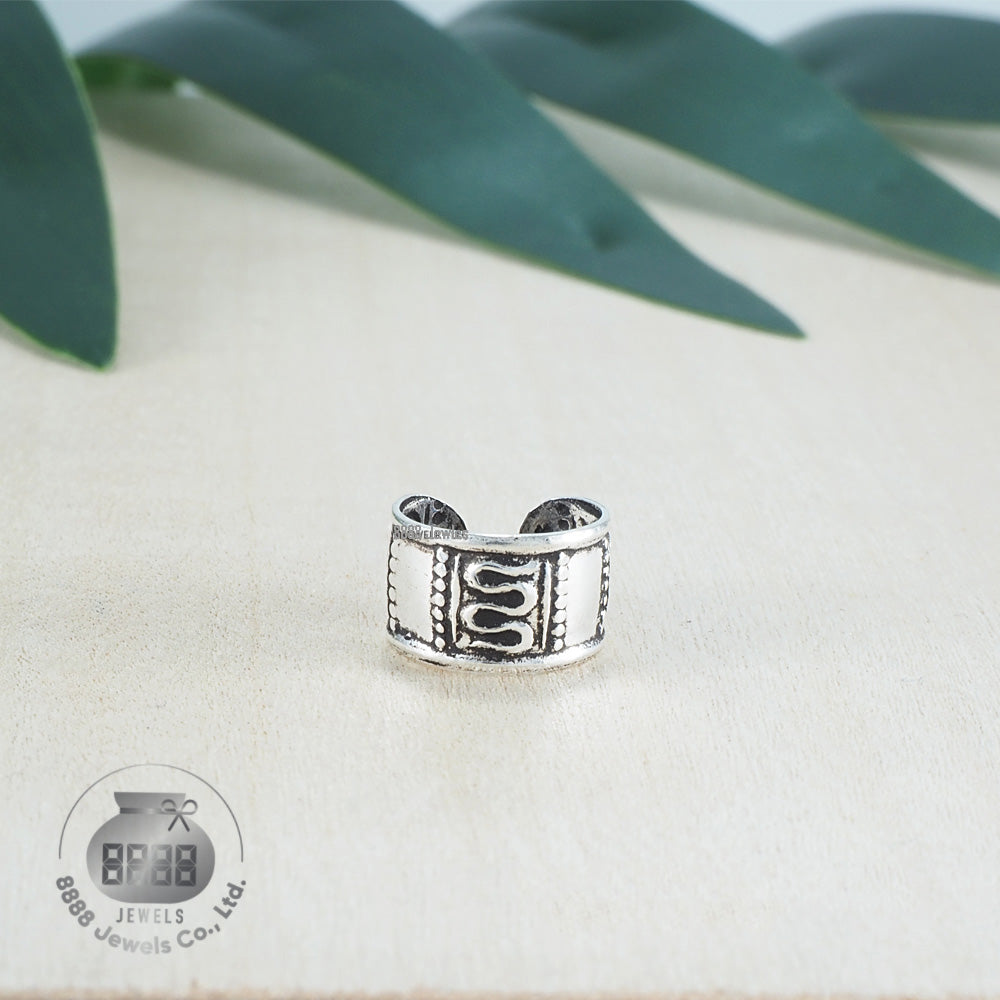 Pattern Sterling Silver Ear Cuff 052023