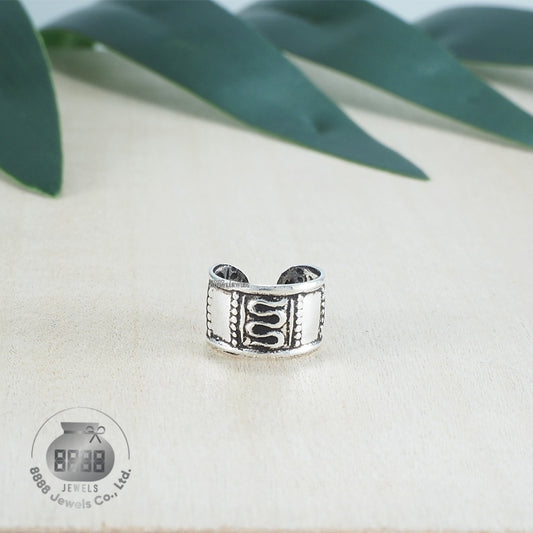 Pattern Sterling Silver Ear Cuff 052023