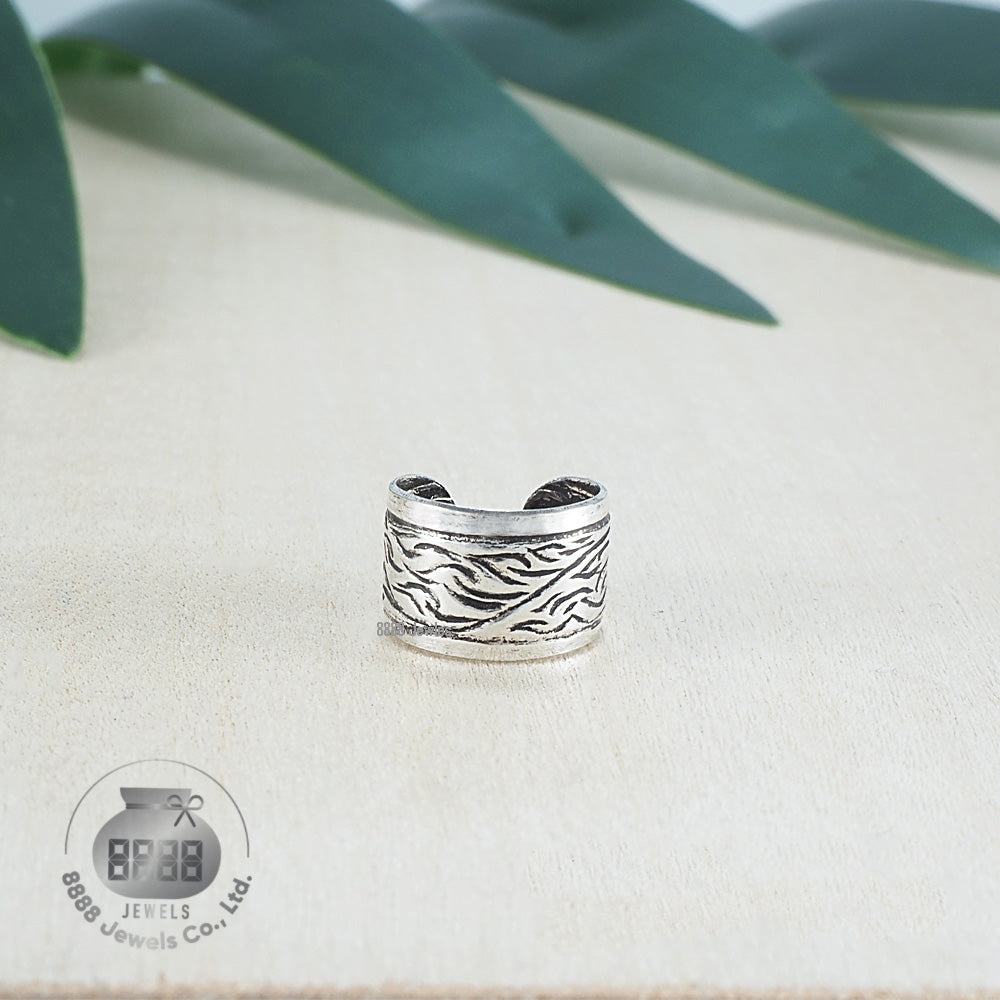 Pattern Sterling Silver Ear Cuff 052024