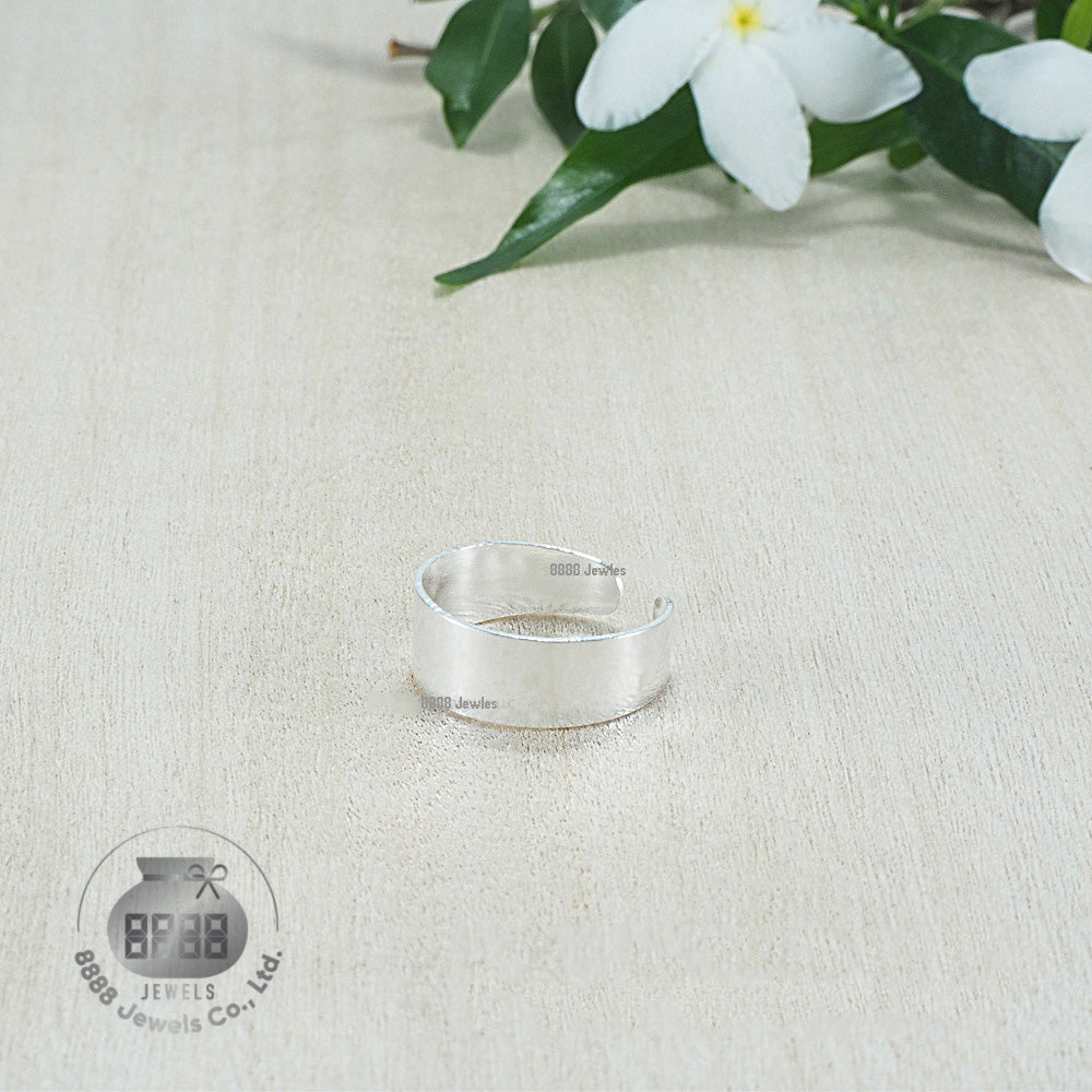 Plain Classic Sterling Silver Toe Ring 061002