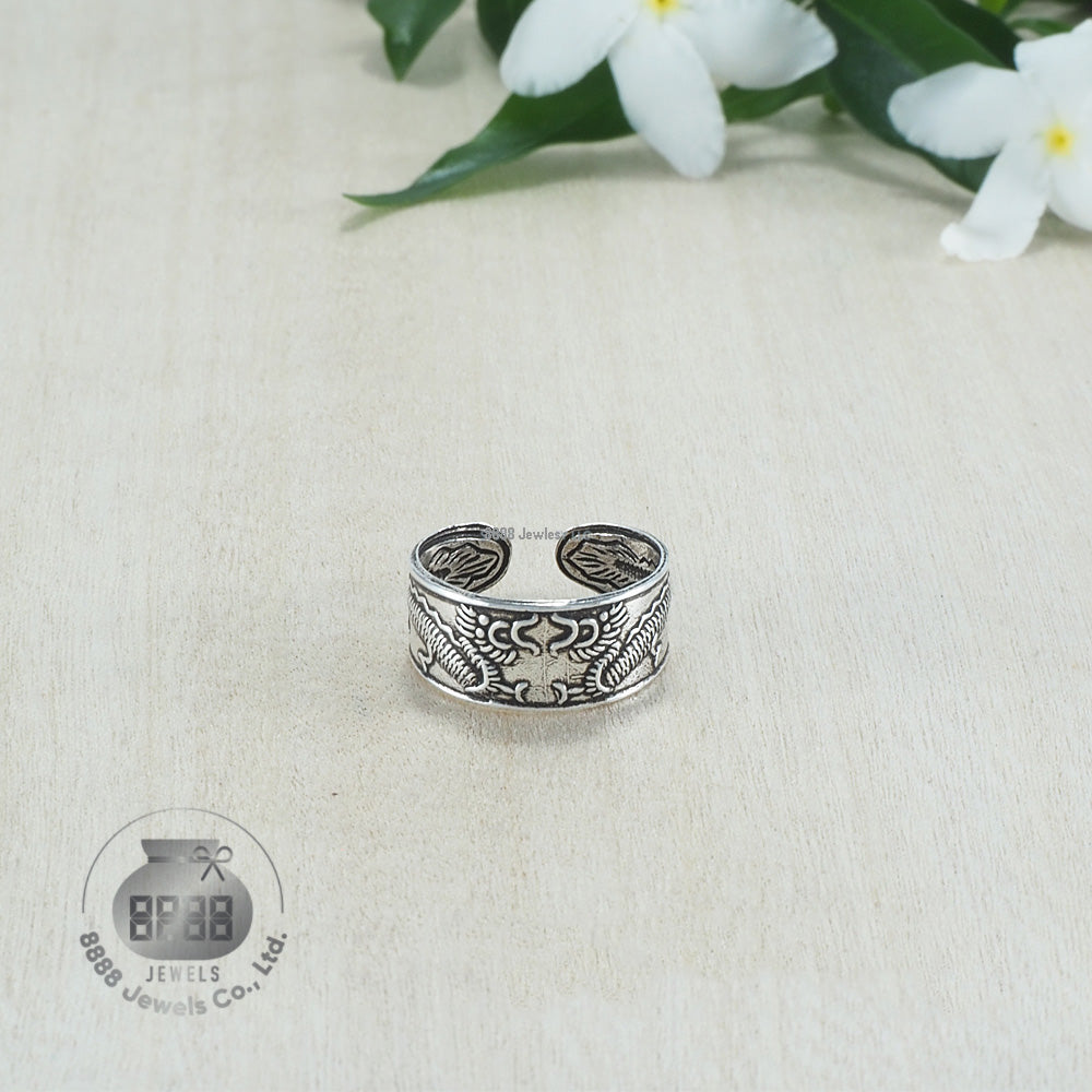 Dragon Sterling Silver Toe Ring 062001