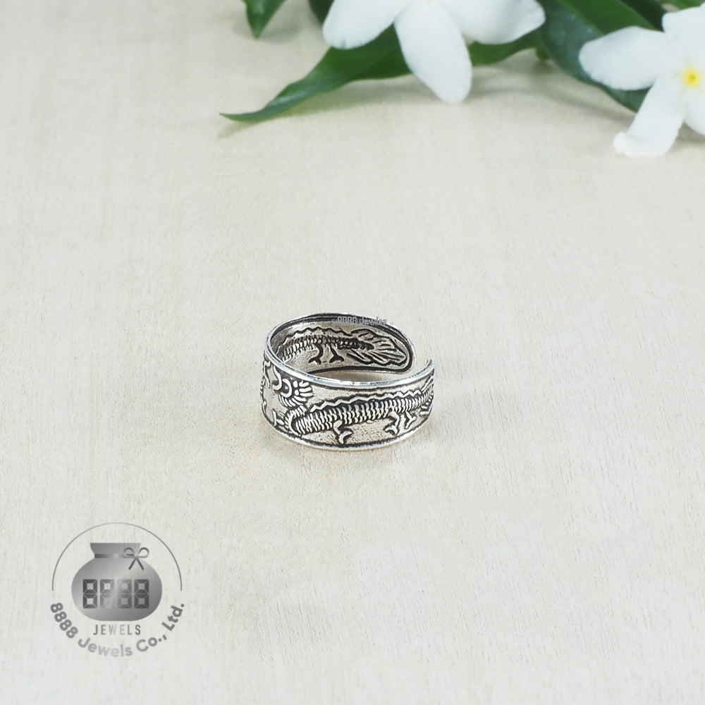 Dragon Sterling Silver Toe Ring 062001