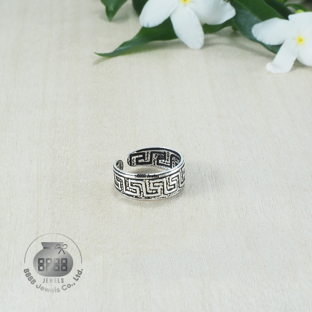 Great Wall Sterling Silver Toe Ring 062008