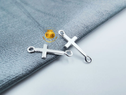 925 Sterling Silver Cross Link