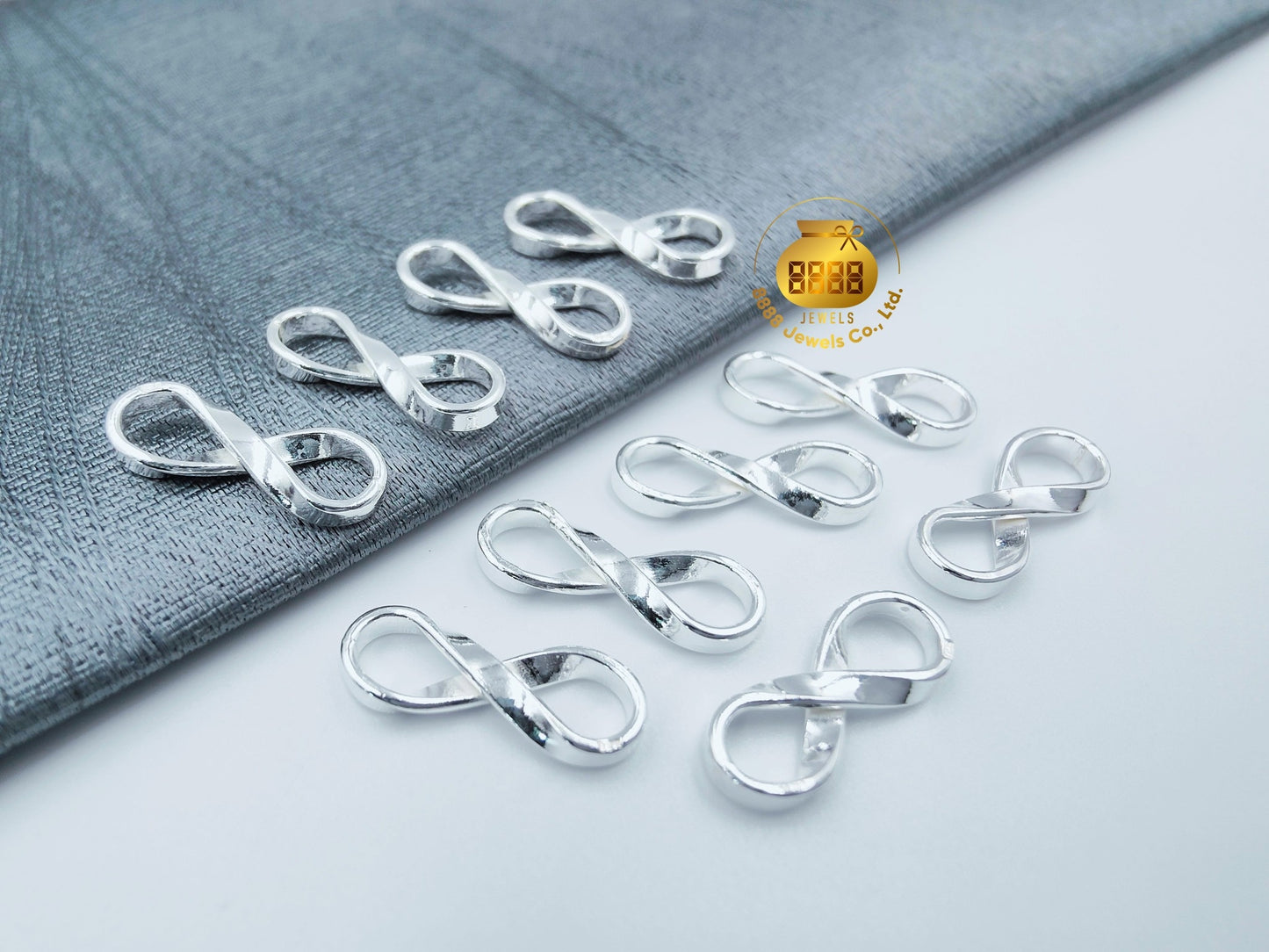 925 Sterling Silver Infinity Link