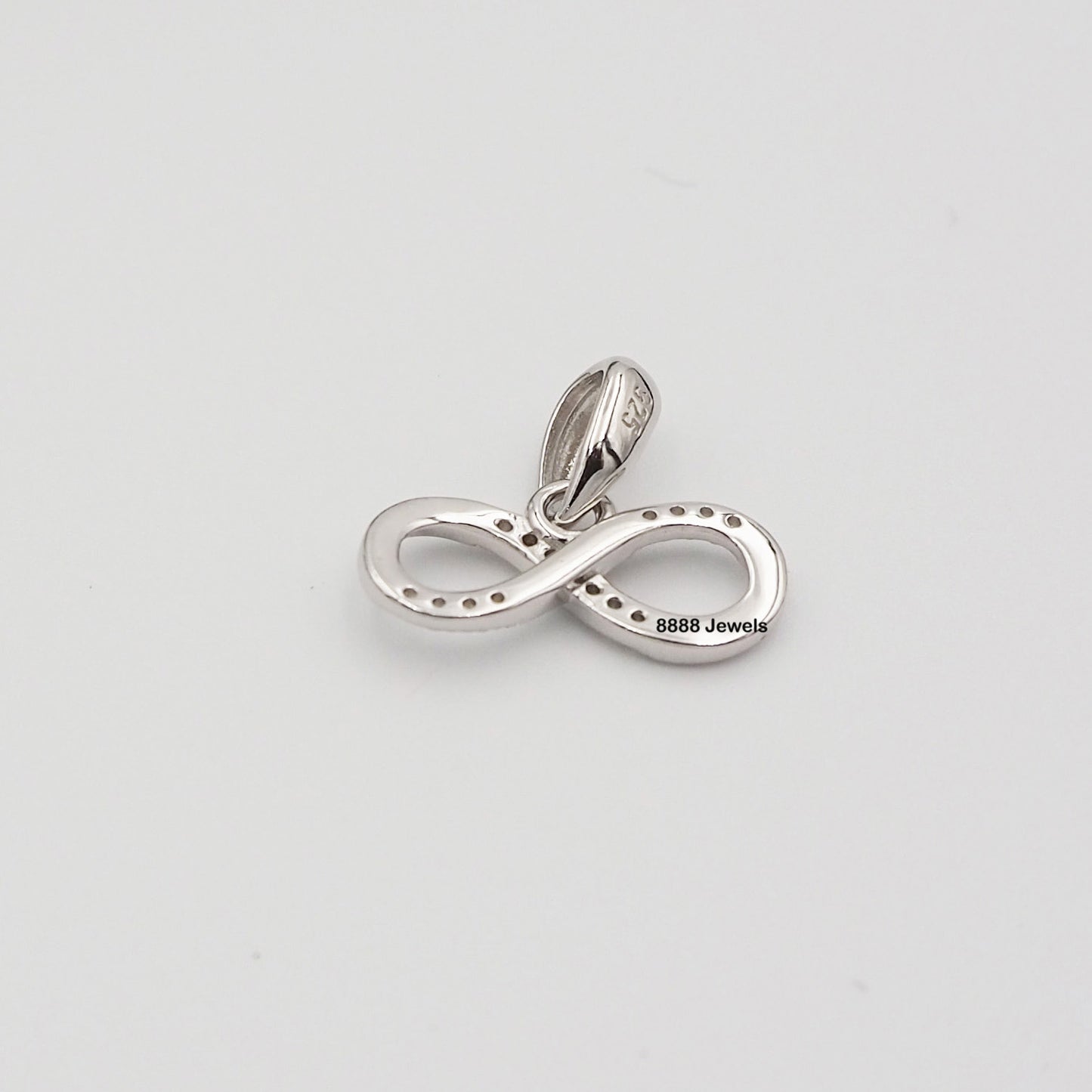 925 Sterling Silver Infinity Pendant